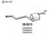MERCE 1234908015 Middle Silencer